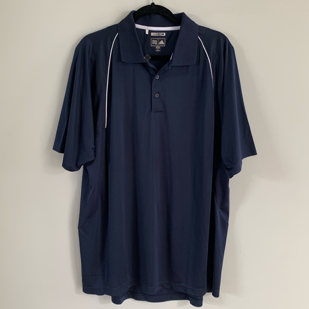 NEW Adidas Navy Golf Shirt / Jersey Polo XL